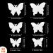 Rapidbok 50 Pieces Edible Butterflies - Rice Paper Cake Decorations for Weddings Birthdays & Parties | Butterfly Cupcake Toppers - Buy Online on GoSupps.com