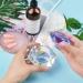 Kapmore Diamond Shape Glass Nail Dish with Lid Portable Manicure Crystal Bowl Fashion Nail Powder Cup Holder Glassware Care Tool for Manicure - Buy Online on GoSupps.com