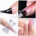 DOITOOL 1 Set Nail Set Nail Fixing Clips Nail Curve c Clip Nail Kits Nail Art Kit Nail DIY Manicure Kit Stiletto Gel Nail Finger Extension Clamp Plastic Major Nail Glue White - Buy Online on GoSupps.com