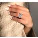 LTCXCXCD 14k Gold-Plated CZ Square Promise Ring for Women - Engagement & Wedding Jewelry - Size 7 - Buy Online on GoSupps.com
