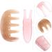 Beavorty 1 Massage Device - Premium Jade Pink Gua Sha Comb & Tool for Head & Face Massage | 12x4cm Beeswax Neck Holder Comb for Women - Buy Online on GoSupps.com