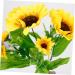 Zerodeko Sunflower Props 2pcs 7 Artificial Flower Bouquet Wedding Bouquet Artificial Flowers Bouquet Artificial Bouquet Decor Flower Arrangement Supplies Sunflower Fake Sunflowers Heads - Buy Online on GoSupps.com