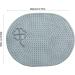 Vllold Grau Foot Shower Scrubber - Non-Slip Suction Design Easy Clean Wall Assembly | Foot Massage Device for All Ages - Buy Online on GoSupps.com