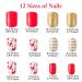 72-Piece Self-Adhesive Artificial Nails Set for Kids | Cute Fingernails for Girls | Perfect for Little Hands | Love & Cake Themes - Buy Online on GoSupps.com