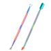 XUNXMAS nail shaver and nail cutter nail scrap for gel polish stainless steel manicure and pedicure cleaning tool for finger and toenails colorful 2 pieces of colorful slide