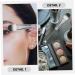 FOMIYES Travel 2 Sets Metal Handle Makeup Brush Eyeshadow Eye Shadow Eye Makeup Brush Beaded Oblique Head Highlighters - Buy Online on GoSupps.com