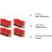 Nongsiimm Spicy Shin Ramyun Noodle (120g (Pack of 20)) 6.00 g (Pack of 20) - Buy Online on GoSupps.com