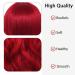 Amnenl Long Wavy Red Wig for Women - Synthetic Hair Replacement for Halloween & Cosplay - Buy Online on GoSupps.com