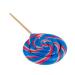 Shop Handmade Round Lollipops - Bubble Gum Flavor - 25g Set of 8 | International Shipping Available - Buy Online on GoSupps.com