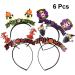 ABOOFAN 12 pcs Halloween Headband Set | Happy Halloween Hair Accessories | Pumpkin Headbands for Cosplay - Buy Online on GoSupps.com