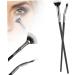 Mascara Fan Brush for Lashes 2PCS 6.8 Inch Folding Angle Lash Fan Brush Synthetic Fibre Smooth Application Eyelash Brush Makeup Tool Fan Brush for Lashes - Buy Online on GoSupps.com