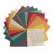 Mulberry Paper 20 Sheets 6 x 6 Inches Square Origami Paper Arts Folding Craft, Decoration Paper, Square Folding Paper for DIY Crafts. (Banana Bark)
