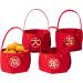 New Year Candy Basket - Festive Treat Bowl Non-Woven Fabric Candy Basket Candy Tray for Home Kitchen New Year Muflydo Good Luck in the Year of the Dragon - Buy Online on GoSupps.com