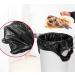 Carrier Handle Trash Bag Black Plastic Garbage Bag 225pcs Vest Type Black Trash Bag for home kitchen use 60x100cm - Buy Online on GoSupps.com