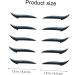 Mikinona 40 pairs Fashion Reusable Eyeliner for Stickers Eyes Winged Tapes Tool Double Makeup Glitter - Buy Online on GoSupps.com