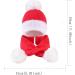 Baby Balaclava Kids Winter Hat Scarf with Double Pom Pom Design - Red - Buy Online on GoSupps.com