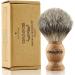 Anbbas Men's Badger Hair Shaving Brush - High-Quality Wooden Handle | Premium Shaving Foam Brush for Superior Grooming - Buy Online on GoSupps.com