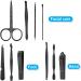 10 in 1 Manicure Set Men Travel Manicure Set Mens Accessories Stainless Steel Nail Clippers Set Pedicure Set Personal Care Kit Nail Grooming Kit Gift for Men Husband Friend Parents Women - Buy Online on GoSupps.com