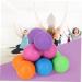 Homsfou 6-Piece Yoga Ball & Fitness Ball Set - TPR Massage Device for Rehabilitation & Relaxation - 12.1x6.1CM - Violet Color - Buy Online on GoSupps.com
