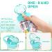 Flintronic 500ml Children's Drinking Bottle - BPA-Free Leak-Proof With Straw | Sports Water Bottle for Kids - Cyan Sea Stings - Buy Online on GoSupps.com