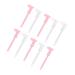 ANKROYU 10PCS Eyebrow Stencil Microblading Ruler Eyebrow Shaping Stencil Ruler Double Scale Sliding Eyebrow Measuring Ruler for Home