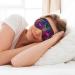 Red Galaxy Constellation Sleep Mask | Adjustable & Breathable Eye Mask for Comfortable Sleep - International Shipping Available - Buy Online on GoSupps.com