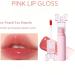 High Shine Crystal Jelly Peach Mirror Lip Glaze Gloss for Hydrated and Plumped Lips - Buy Online on GoSupps.com