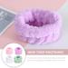 Vaguelly 4paires Serviettes De Poignet lastique Pour Laver Visage Sport Bracelet Peluche Pour Yoga Et M nage Lot - Buy Online on GoSupps.com