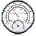 AIDIRui 2-in-1 Sauna Thermometer & Hygrometer - Premium Metal Sauna Accessories | Fahrenheit Reading | Perfect for Home Spa & Sauna Experience - Buy Online on GoSupps.com