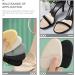 Shop 3 Pairs Nonslip Foot Pad Inserts for High Heels | Self-Adhesive Metatarsal & Forefoot Pads - Ideal Foot Supplies for Comfort and Stability - Buy Online on GoSupps.com