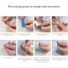 Long Press on Nails French Tip Fake Nails with 3D Butterfly Rhinestones Designs Glossy Full Cover Acrylic Nails for Women Style 1 Long Press On Nails - Buy Online on GoSupps.com