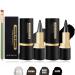Ayky Long Wear Gel Eyeliner Ayky Eyeliner Natural Black Eyeliner Cream Smokey Eyeshadow Palette Stick Smudge Proof Quick-Drying Matte Create Statement Eye Look (Dark Gray+Black)