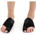 ALINZO Bunion Corrector 2pcs - Big Toe Separator Pain Relief | Orthopedic Toe Straighteners with Adjustable Spacer Toe Stretcher | Black Big Toe Correctors - Buy Online on GoSupps.com