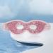 Pour Masque pour les yeux en gel rafra chissant avec ouvertures pour les yeux et Pour masque chaud/froid : solution id ale pour poches et secs et douloureux pendant le sommeil rose 29 x Rose 1 unit (Lot de 1) - Buy Online on GoSupps.com