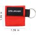 5pcs CPR Face Shield Mask Keychain Ring First Aid Kit - Red-5 - Buy Online on GoSupps.com
