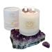 Serenity Crystals Candle Infused with Crystals (Amethyst/Sea Salt & Sage) Amethyst / Sea Salt & Sage