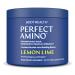 BodyHealth PerfectAmino Powder - BCAA and EAA Powder for Pre and Post Workout - Amino Acid Energy Drink for Men and Women to Support Lean Muscle and Recovery - Lemon Lime - 30 Servings Lemon Lime 30 Servings (8.5 Ounce)