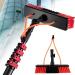 Water Fed Pole Kit Window Cleaning Brush Window Washing Kit with Extended Handle 3.6-10.8M and Water Extension Pole for Window Cleaning Photovoltaic Panel Cleaning Trucks 7.2M/24FT