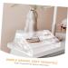 SOESFOUFU Make Up Organizer 4 Small Layer Dressing Cosmetic Plastic Plate Organizer The Tighten Make Makeup Storage Table - Buy Online on GoSupps.com