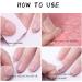 24 PCS Shining Powder French Edge False Nails Short Glossy Oval Press on Nails for Women and Girl Full Cover Wear Finger Nail Art Tips 14 - Buy Online on GoSupps.com