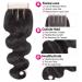 Remy Human Hair Top Lace Closure - 4x4 Virgin Hair Extension with Baby Hair Middle Part 10 - International Shipping - Buy Online on GoSupps.com
