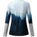 Women's Fitted Ribbed Knit Henley T-Shirt | Long Sleeve Tunic Lace Top | Casual Button Down Blouse - Small Blue - Buy Online on GoSupps.com