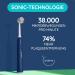 Buy Balene Double-Sided Electric Toothbrush | Duotech Sound Technology & Antibacterial Filaments | Medium-Hard Brush Head in Blue - International Shipping Available - Buy Online on GoSupps.com