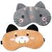 2 Pack Kids Sleep Mask Set Cute Unicorn Princess Little Girls and Mom Sleeping (One Size Boy Gray) One Size Boy Gray