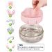Denture Case with Strainer & Mirror - No-Leak Denture Bath Box for Travel - Pink - Buy Online on GoSupps.com