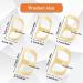 5pcs Oval Finger Splint Set - Finger Support Brace for Trigger Finger - Thumb, Middle, Pinky, Ring Finger - Sizes 6-10 - Buy Online on GoSupps.com