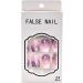Spring and summer flash nail tips wearable nails taro purple nail art French nail tips white edge European and American wearable nails false nail patches 1 count (Pack of 1) - Buy Online on GoSupps.com