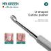 MR.GREEN Double Headed Cuticle Pusher & Trimmer - Nail Care Tool for Pry Up Nails & Dirt Removal (Mr-2158) - Buy Online on GoSupps.com