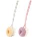 DODAMOUR 2 Pack Shower Brush Set - Spherical Nylon Body Scrubber with Long Curved Handle for Adult Bathing - Buy Online on GoSupps.com
