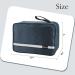 Maliton Foldable Hanging Toiletry Bag - Large Travel Wash Bag for Men & Women - Waterproof, 4 Compartments - Ideal for Business Trips & Vacations - Navy Blue - Buy Online on GoSupps.com